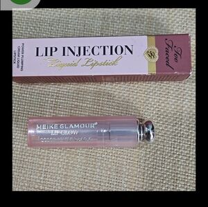 Too Faced Lip Injection Liquid Lip & Meike" Color Reviver Balm-      2 Piece Set